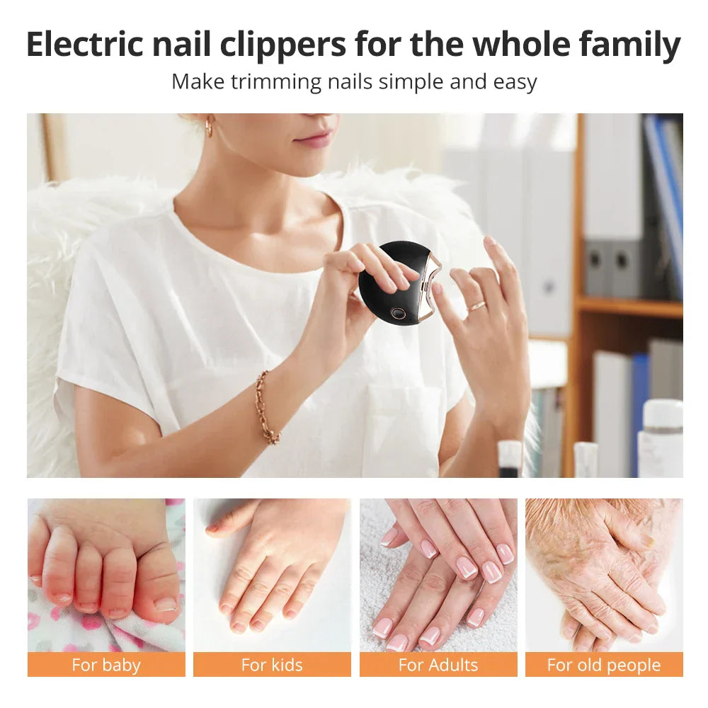 Electric Automatic Nail Scissors Finger Toe Clippers Nail