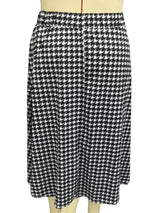 Women Plaid Skirt High Waist Bird Lattice Autumn