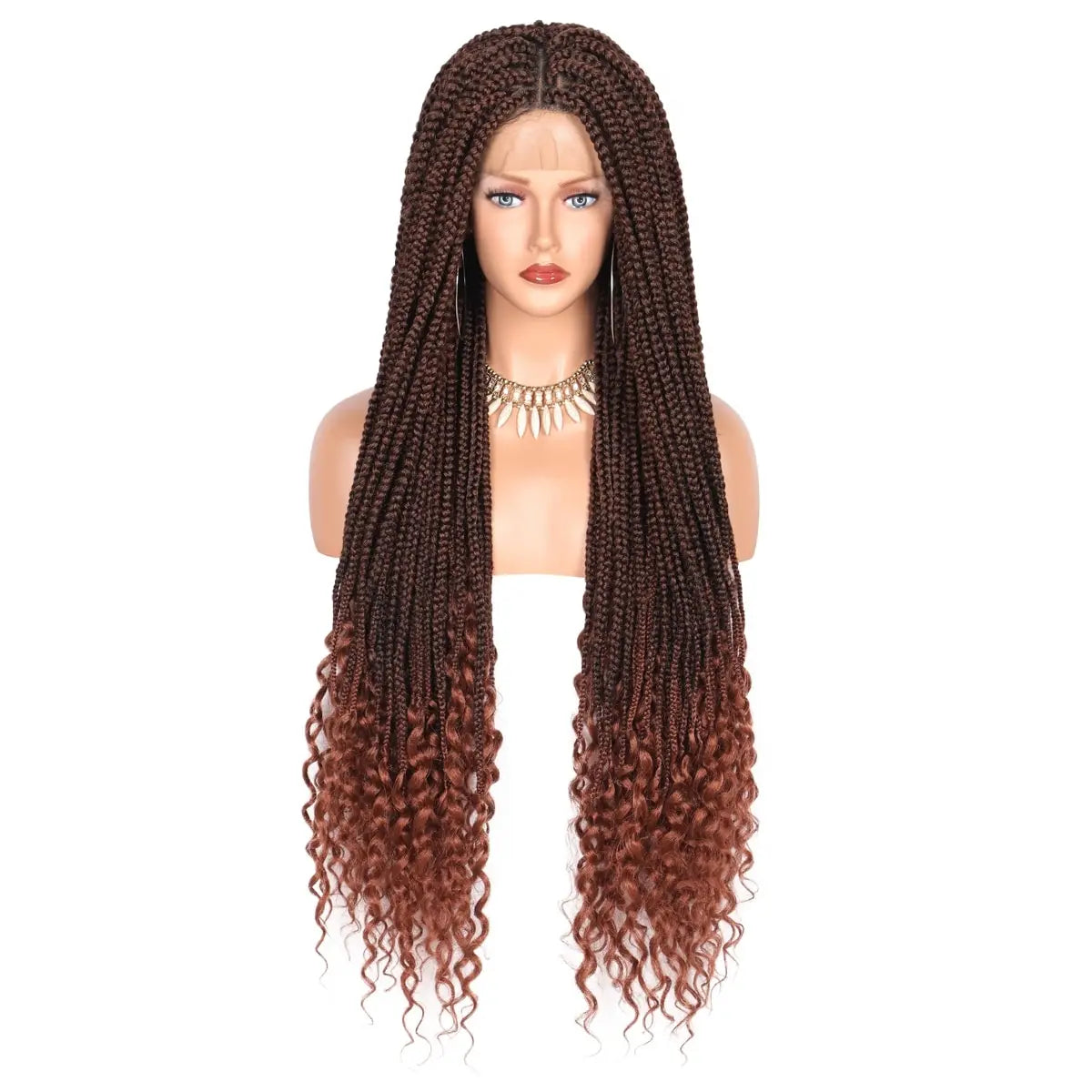 Kalyss Full Double Lace Braided Wigs