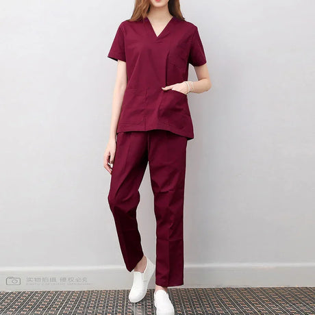 Viaoli High Quality New Scrubs Uniform Suit Beauty