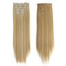 Synthetic Clip In Hair Extensions Pcs/Set Clips Long