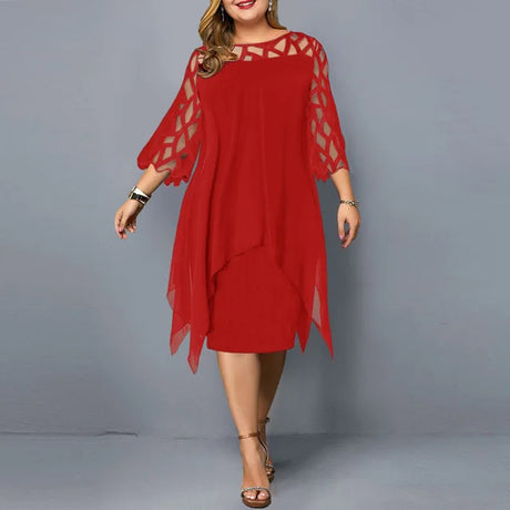 Sleeve Hollow Out Solid Sexy Women' Clothing Evening
