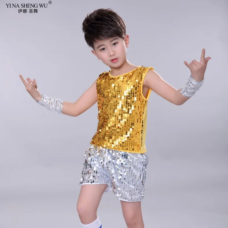 Children' Jazz Dance Suits Children' Day Sequined Costumes