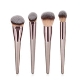 Champagne Makeup Brushes For Cosmetic Foundation