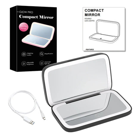 Mini Compact Led Makeup Mirror With Light X