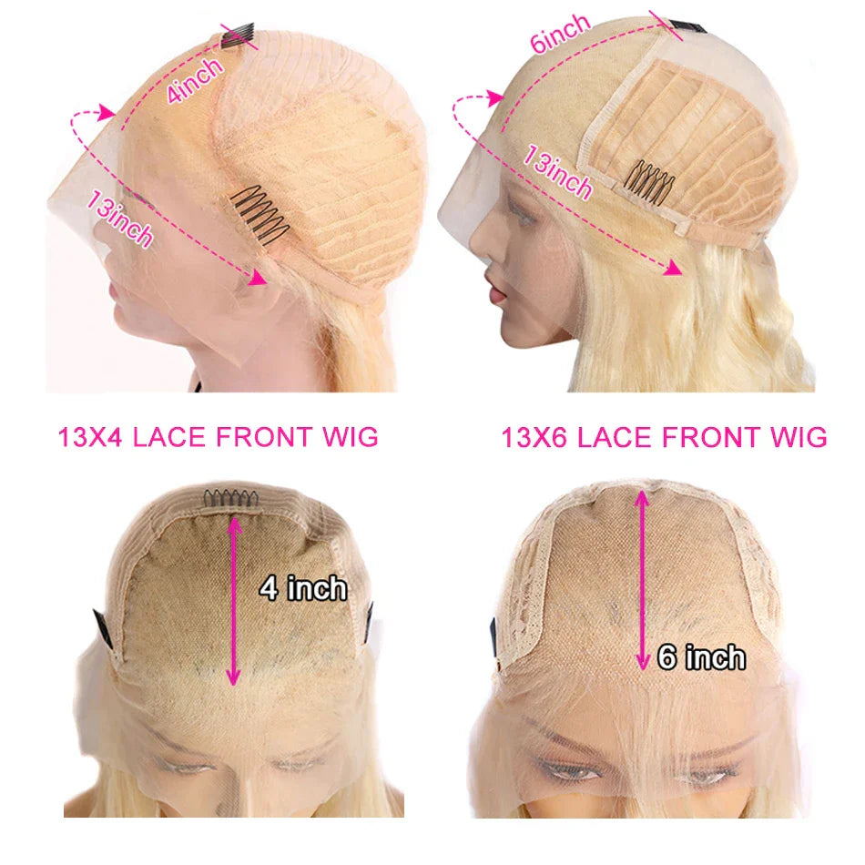 Blonde Color Lace Front Human Hair