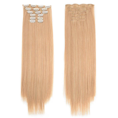 Synthetic Clip In Hair Extensions Pcs/Set Clips Long