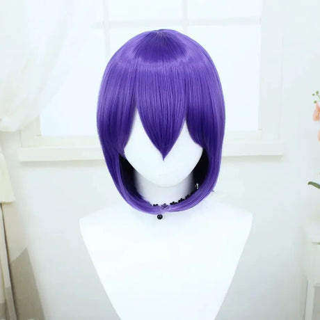 Short Inches Straight Synthetic Wig For Cosplay