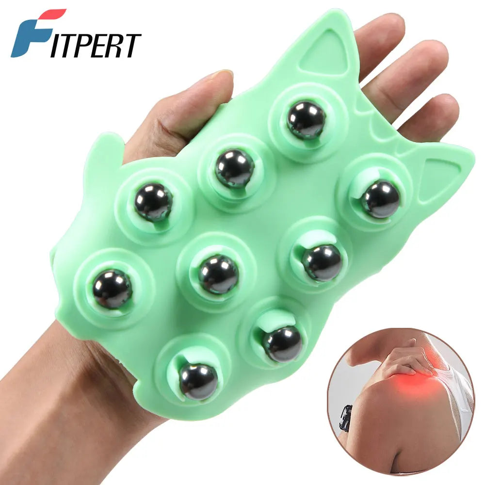 Portable Roller Ball Massage, Glove Muscle Relax Slimming