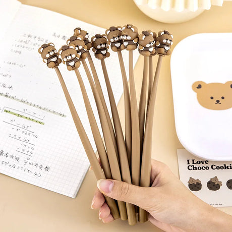 Cute Cartoon Bear Gel Pen Student Stationery