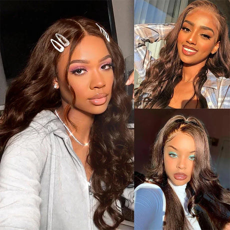 Body Wave Brown Glueless X Hd Lace Frontal