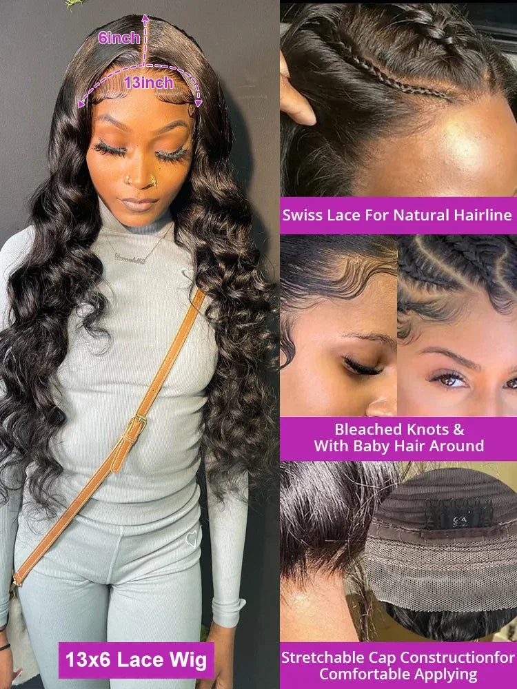 Loose Deep Wave 13X6 Hd Lace Frontal