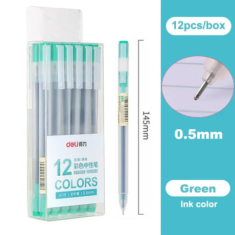 Deli Colored Gel Pen Ballpoint Pen Waterproof