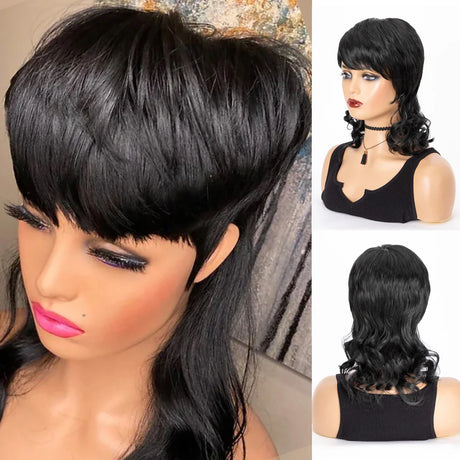 Wigera Synthetic Short Pixie Cut Wigs On Sale