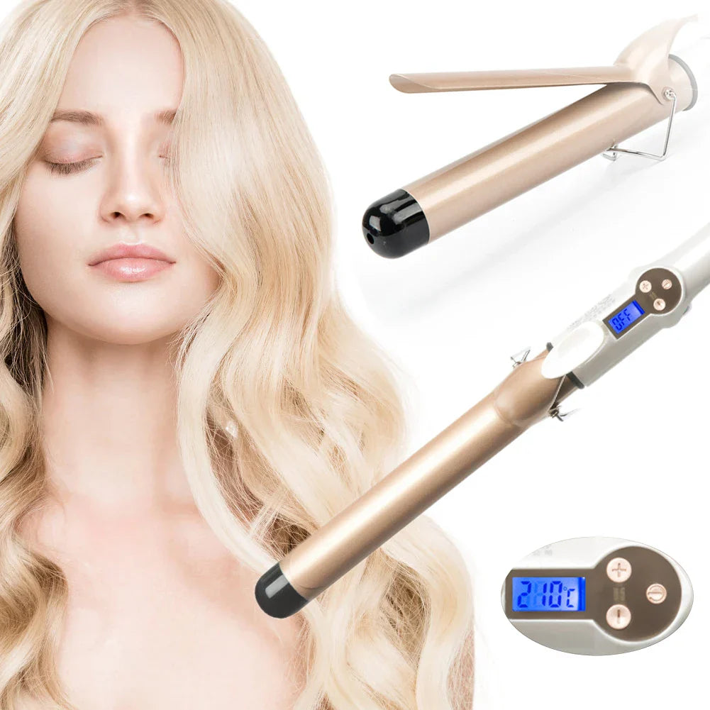 Ceramic Barrel Hair Curlers Automatic Rotating Curling Iron