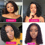 Brazilian Deep Wave Bob Wig X Lace Frontal