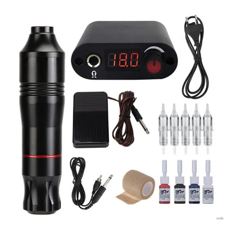 Tattoos Machine Kit Digital Screen Tattoos Power Supply