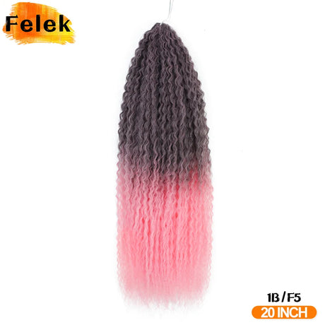 Brazilian Braids Synthetic Curl Hair Soft Braiding Extension