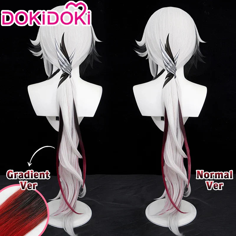 In Stock Arlecchino Wig Game Genshin Impact Fatui