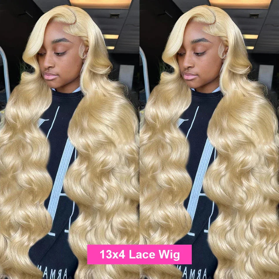 Luvin Blonde Hd Transparent 13X6 Lace Front Human