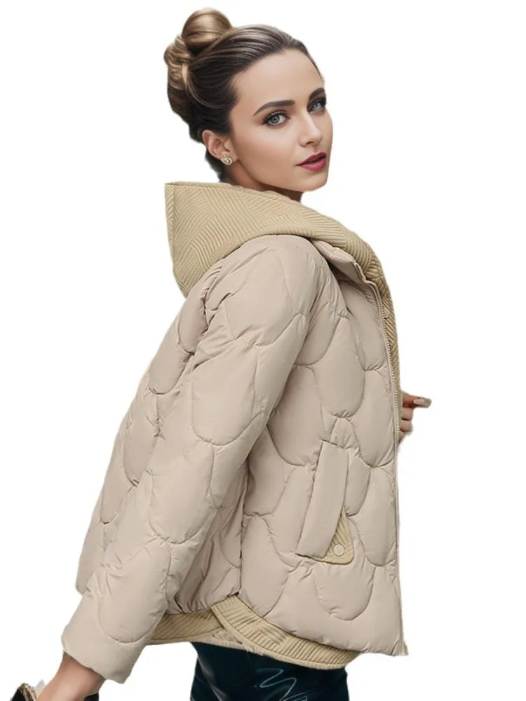 Winter Jackets For Women New Fashion Fake Two