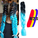 Wonderlady Color Long Colored Braiding Hair Jumbo Braids