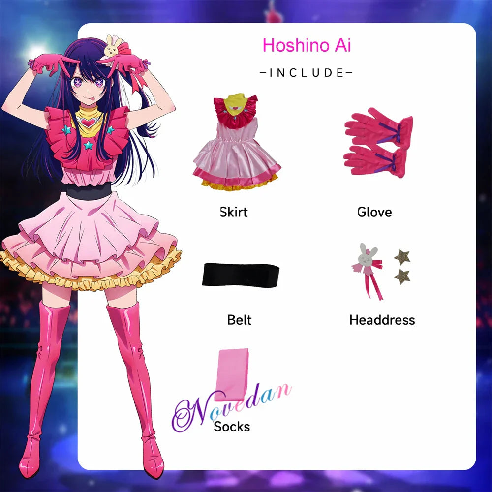 Anime Oshi No Ko Cosplay Ai Hoshino Ruby