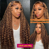 Curly Highlight Ombre Guluess Hd Lace Front