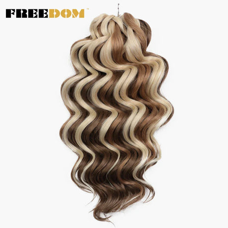 Freedom Deep Wavy Twist Crochet Hair Synthetic Curly