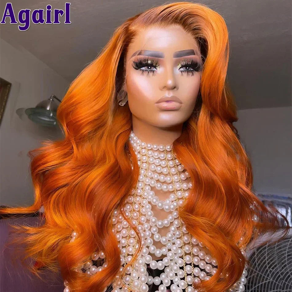 Mix Ginger And Copper Brown X Lace Front