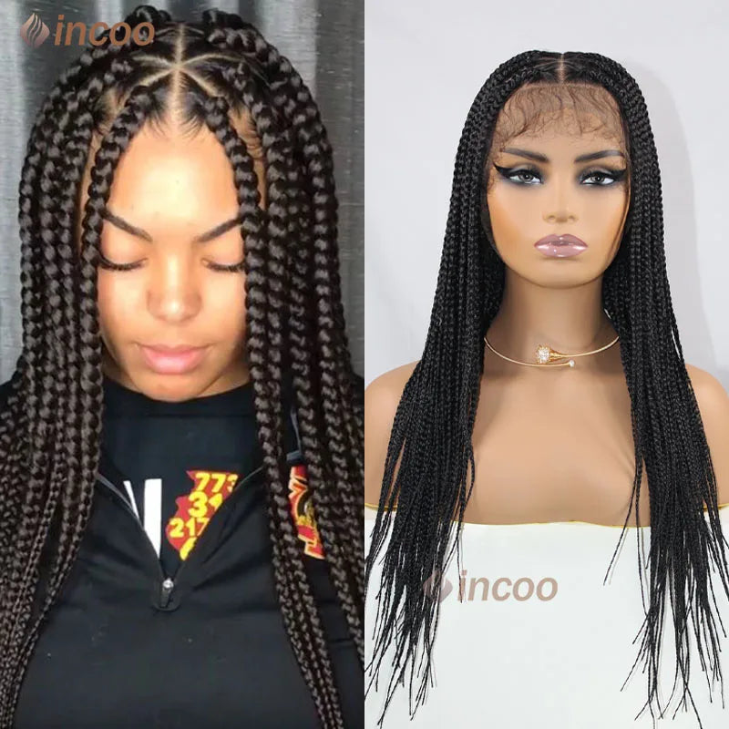 Full Lace Braided Wigs Lace Front Box Braids