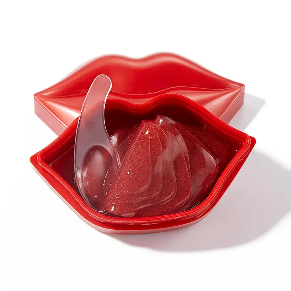 Red Collagen Lip Mask Crystal Lip Pads