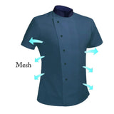 360°Breathable Summer Mesh Chef Jacket