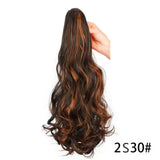 Ponytail Extension Wavy Curly Ponytail Hair Extension Synthetic