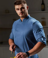 Stretchy Chef Jacket Long Sleeve Waterproof Kitchen Cook