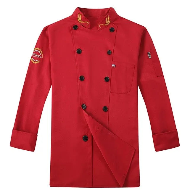 Chef Jacket Men Women Short Sleeve Cook Shirts