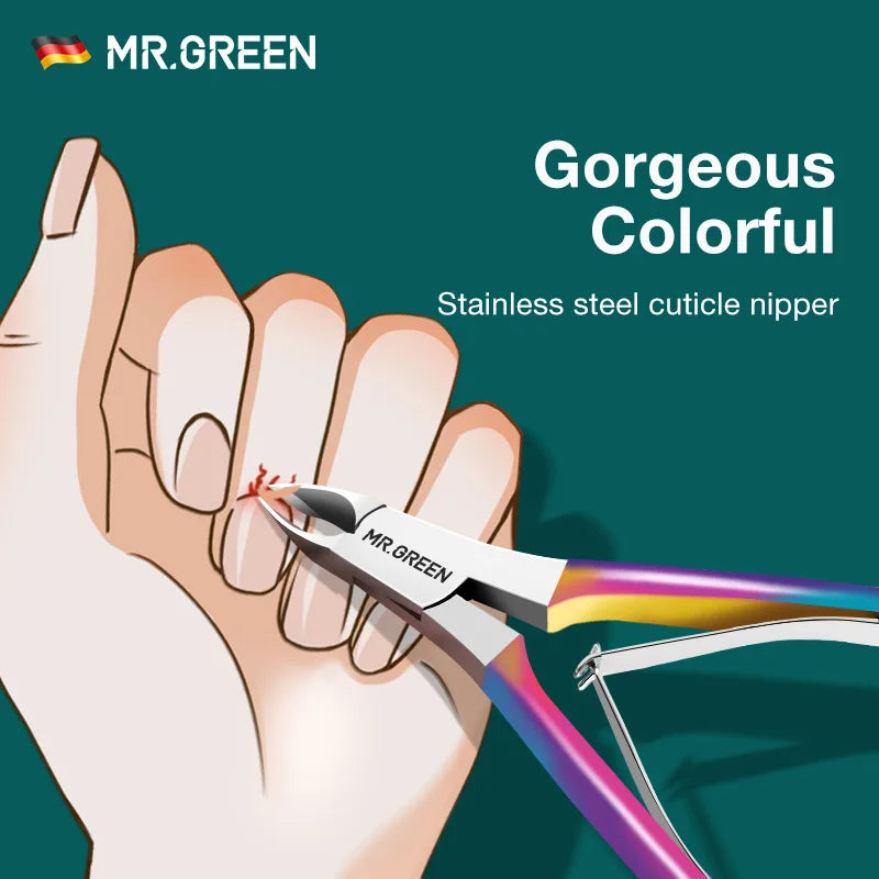 Mr.Green Gorgeous Colorful Cuticle Nippers Cuticle Clippers Nail