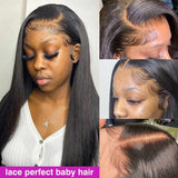 Lace Frontal Wig Brazilian Bone Straight Transparent