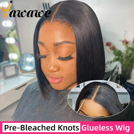 Yawawe Pre-Bleached Knots Glueless Wig Ready To Wear