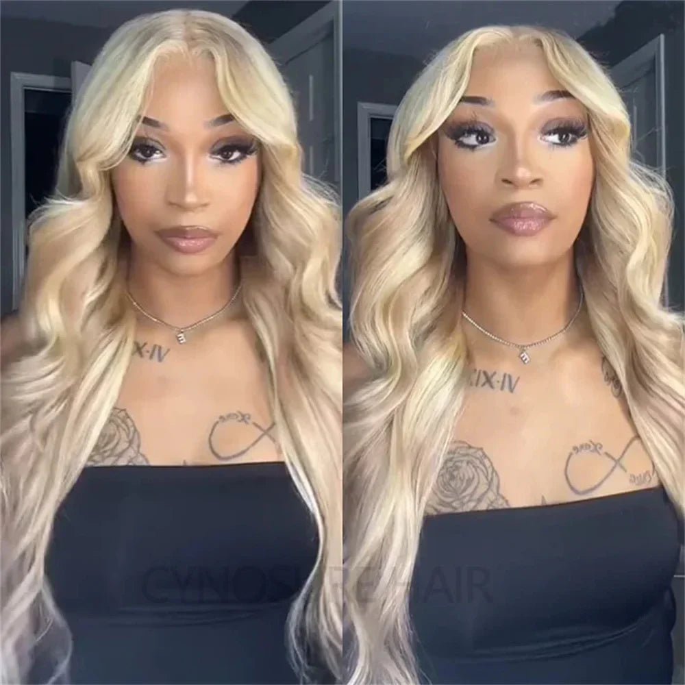 Ash Honey Blonde Lace Front Wig X Synthetic