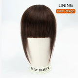 Human Hair Bangs Clips D Blunt Cut Natural