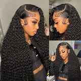 Loose Deep Wave Lace Frontal Wigs Brazilian
