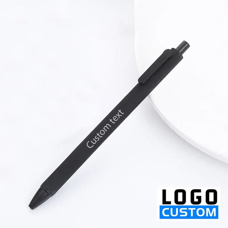 Solid Color Gel Pen Custom Logo Push-Type