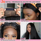 Wow Angel Glueless Wigs 7X7/6X6/5X5 Hd Lace Closure