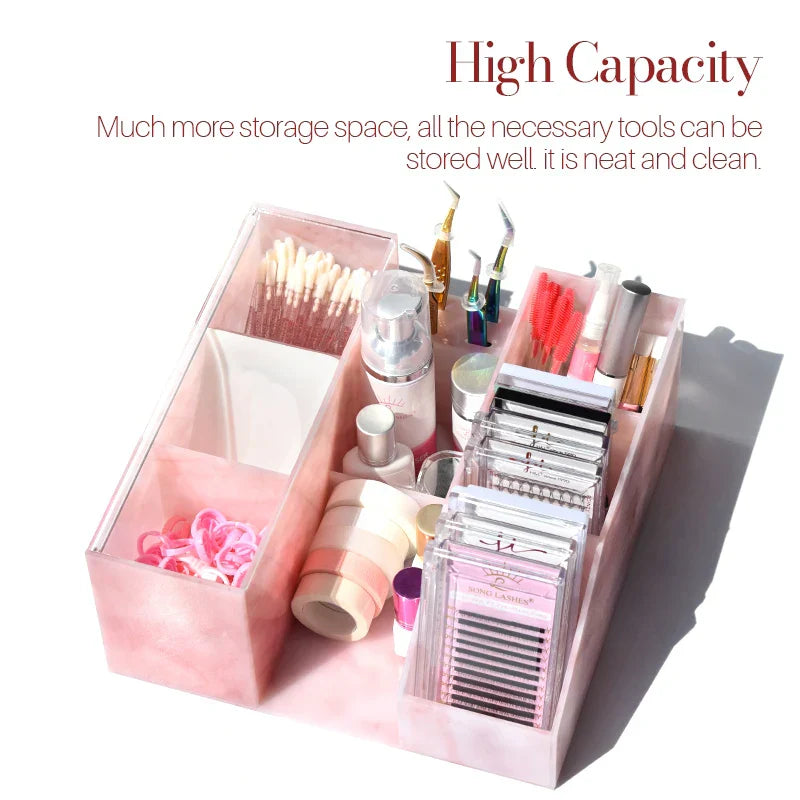 Acrylic Material Storage Box Multifunctional Eyelash Extension Supplies