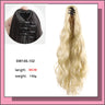 Long Wavy Straight Claw Clip On Ponytail Hair