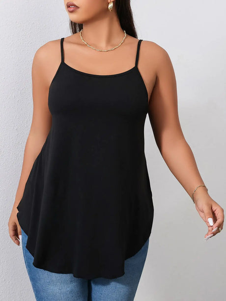 Black Camis For Woman Camisole Big Size Tank