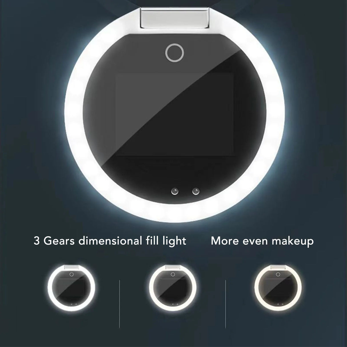 Sunscreen Testing Led Mirror With Uv Camera