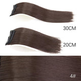 Azqueen Synthetic Cm/Cm Invisible Straight Pads Clip In