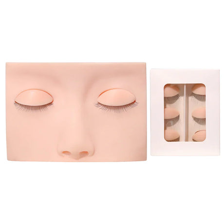 Training False Eyelash Practice Lash Silicone Mannequin Model